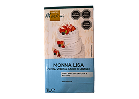 Crema vegetal Monna Lisa 1 Litro Master Martini