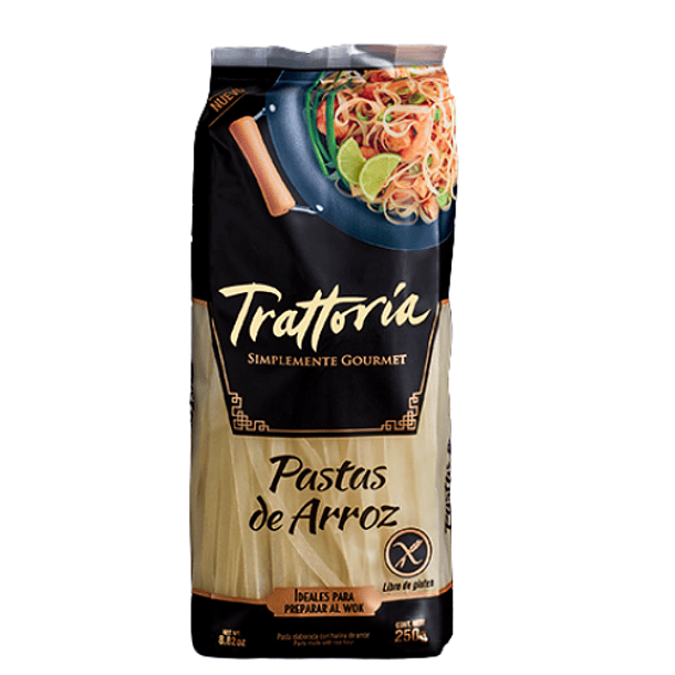 Pasta de arroz Trattoria 250 grs. 1