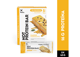 Barra de Proteína NotProtein Bar Mango Maracuyá 5un 45g