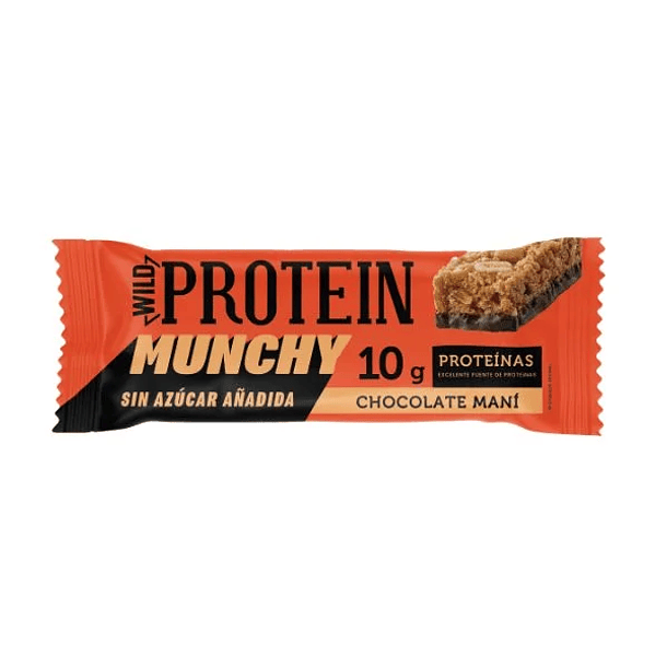 Wild Protein Munchy Chocolate Maní 16 unds. 4