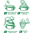 Pasta de Maíz penne El Dorado 250 grs. 3