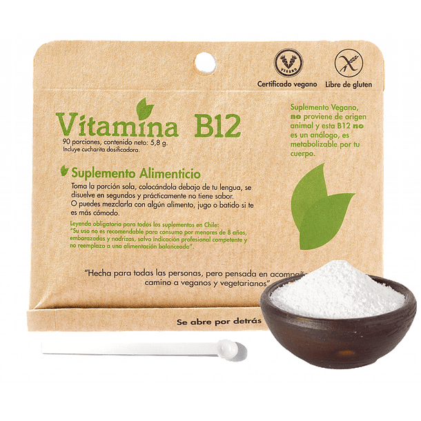 Vitamina B12 en polvo Dulzura Natural