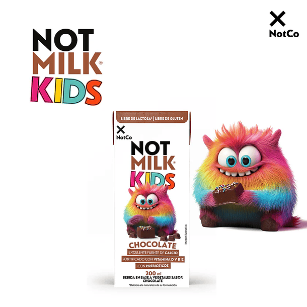 Bebida Vegetal NotMilk Chocolate Kids 200 ml 3
