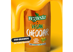 Salsa cheddar vegana Vegusta 350 grs.