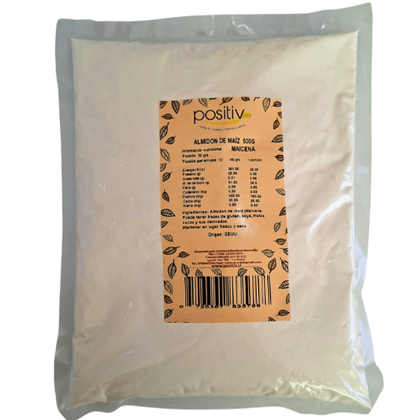 Almidón de maíz (maicena) 500gr Positiv 1