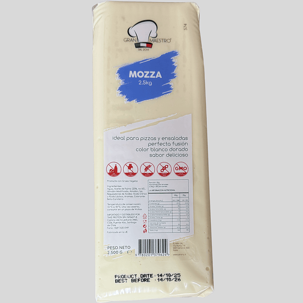 Queso Mozza block 2,5 kg 