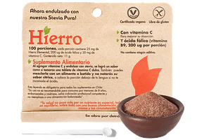 Hierro vegano en polvo  Dulzura Natural