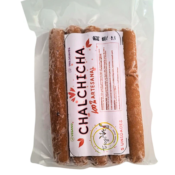 Salchicha vegetal 5 unds. 250 grs. Trilogía Veg