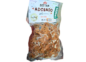 Seitán Adobado en trozos 300 grs. Trilogía Veg
