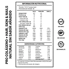 Pro Colágeno + Hair, Skin & Nails Natural Sin Sabor 300 grs FicoNutrition 2