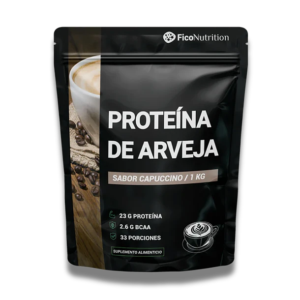 Proteína Vegetal De Arveja Sabor Cappuccino 1 Kg  FicoNutrition 1