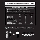 Vitamina B12 en polvo 2000 mcg (50 Porciones Dosis Semanal) – FicoNutrition 2