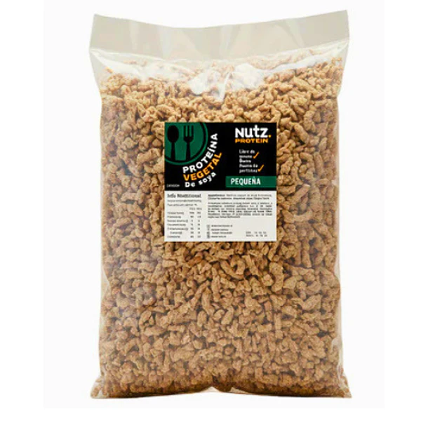 Proteína de soya texturizada pequeña 500 grs. NUTZ 1