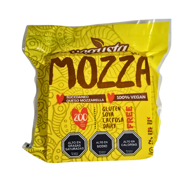 Queso vegetal laminado 200 grs. Vegusta 1