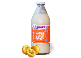 Yogurt vegano de coco sabor Mango Maracuya 1 litro Quokka
