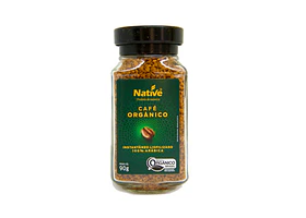 Café Orgánico Instantáneo liofilizado 90gr Native
