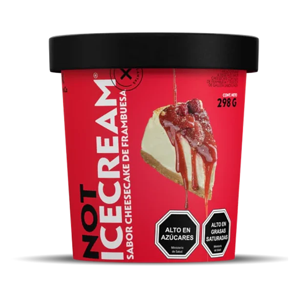 NotIcecream Cheesecake  frambuesa 296g  NOTCO 1