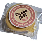 Alfajor bañado en chocolate blanco Cuchufeli 1