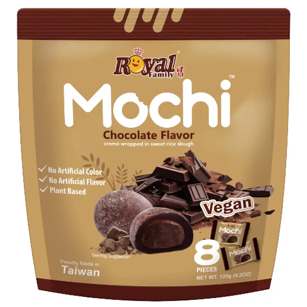 Mochi relleno de chocolate vegano 8 unds. 1