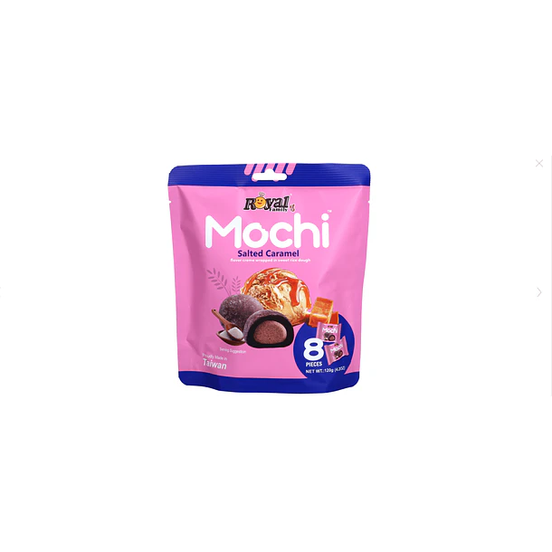 Mochi relleno de caramelo y sal 120 grs. (sin gluten) 1