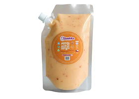 Yogurt vegano de coco sabor Mango Maracuya Doypack 500 grs. Quokka
