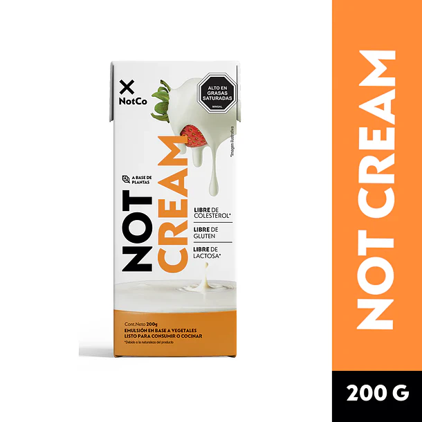 Crema vegetal Notcream 200 grs. NOTCO 1