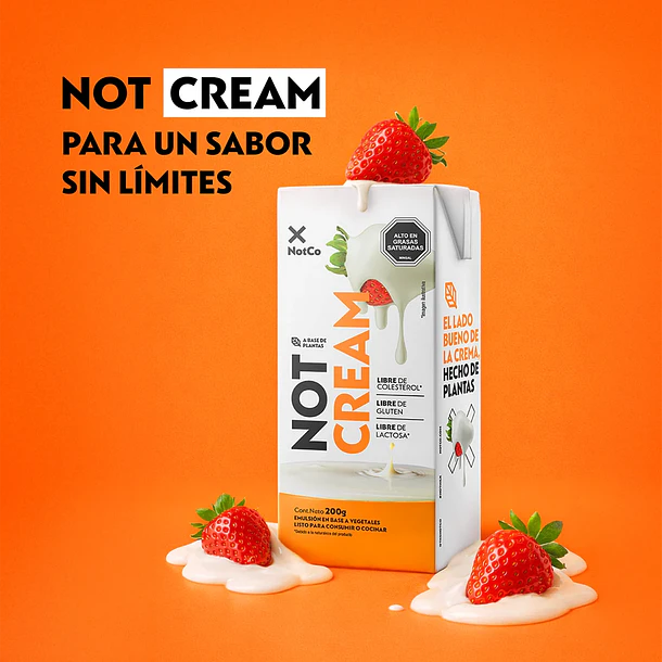 Crema vegetal Notcream 200 grs. NOTCO 4