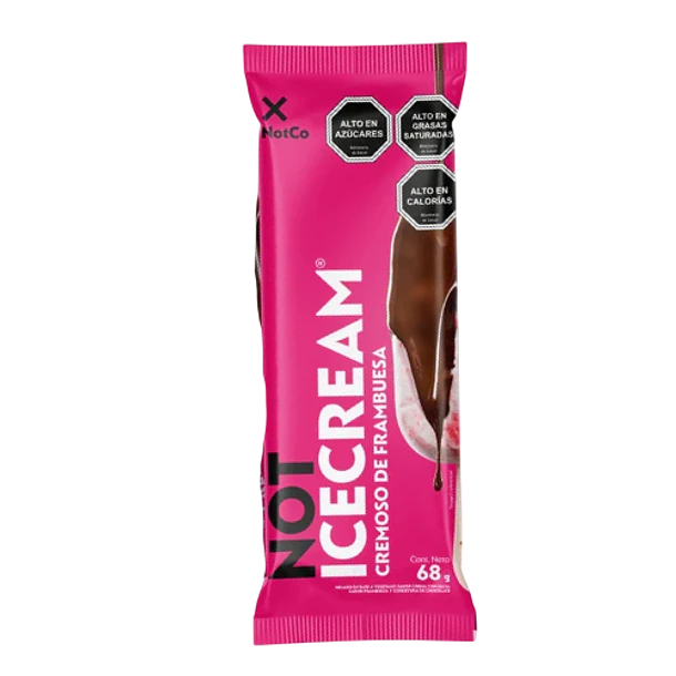 NotIceCream Crema frambuesa Unidad  NOTCO