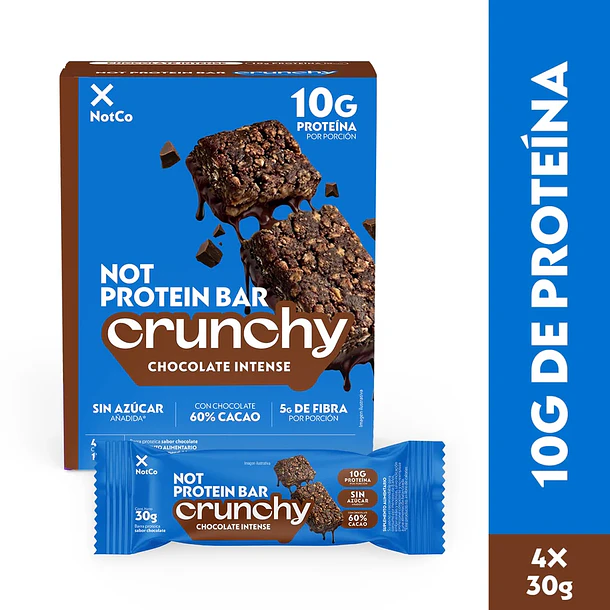 Barra de Proteina NotProtein Crunchy Choco 30g 1