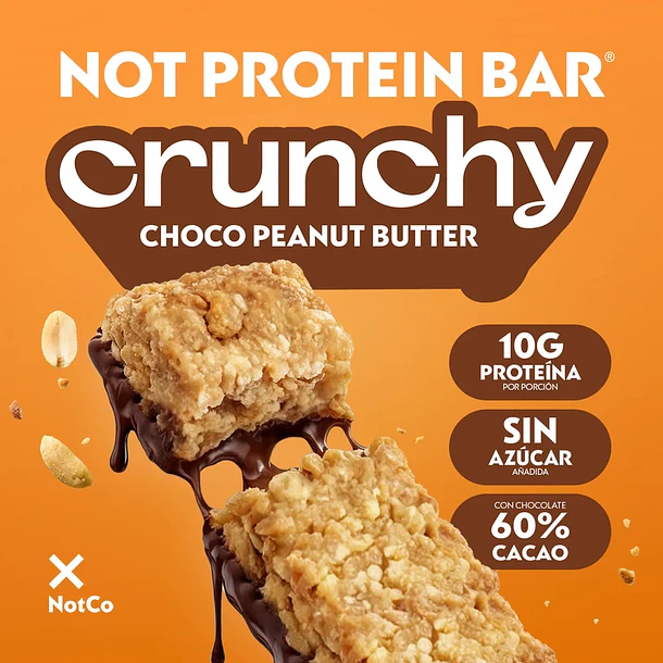 Barra de Proteina NotProtein Crunchy Peanut 30g 2
