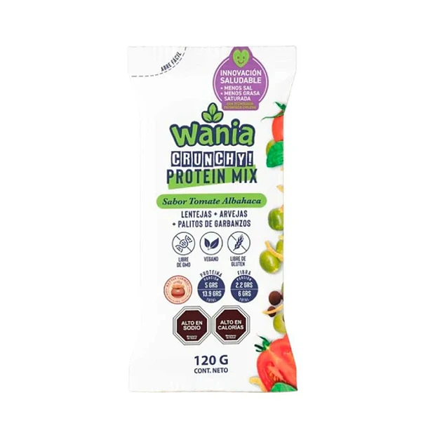  Mix Legumbres Tomate y Albahaca Sin Gluten 120 grs. WANIA 1