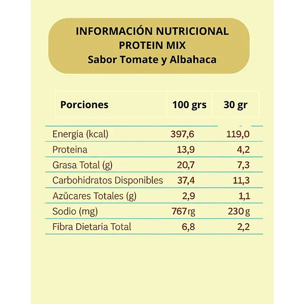  Mix Legumbres Tomate y Albahaca Sin Gluten 120 grs. WANIA 2