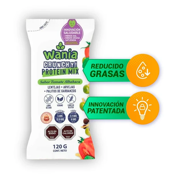  Mix Legumbres Tomate y Albahaca Sin Gluten 120 grs. WANIA 3