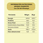 Arvejas Crujientes con sal del Himalaya 120 grs. WANIA 2