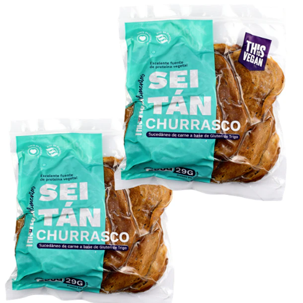 2 unds. Seitán Churrasco 500g This is vegan