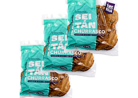 3 unds Seitán Churrasco 500g This is vegan