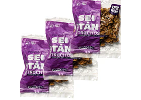 3 unds Seitán Trocitos 500 grs. This is Vegan