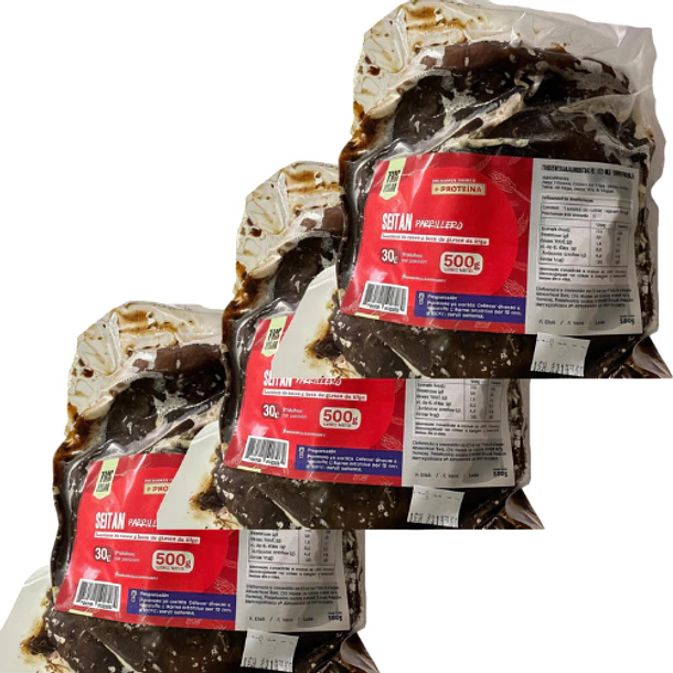 3 Unds. Seitán Parrillero 500g This is Vegan