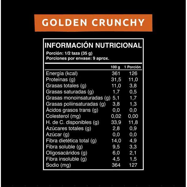 Wild Protein Granola Golden Crunchy 300 grs. 2
