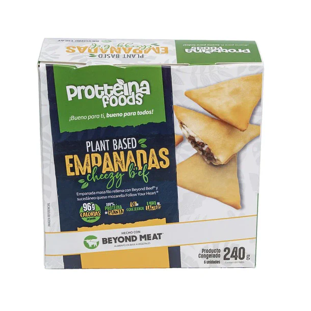 Empanadas Cheezy Be'f Protteina Foods 240 grs.
