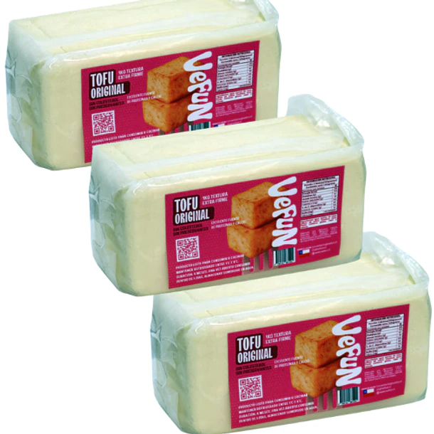 3 Kilos Tofu original extra firme VEFUN