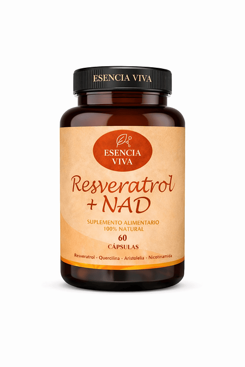 Resveratrol + NAD 500 mg 60 Cápsulas