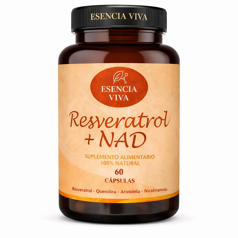Resveratrol + NAD 500 mg 60 Cápsulas 1
