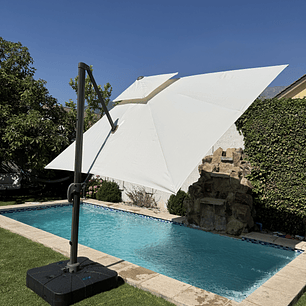 QUITASOL ROMA 3X3 BLANCO