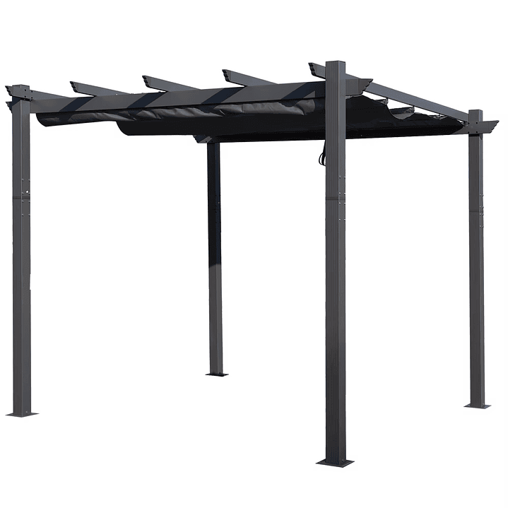 PERGOLA ROMANA 4X3 GRIS 4