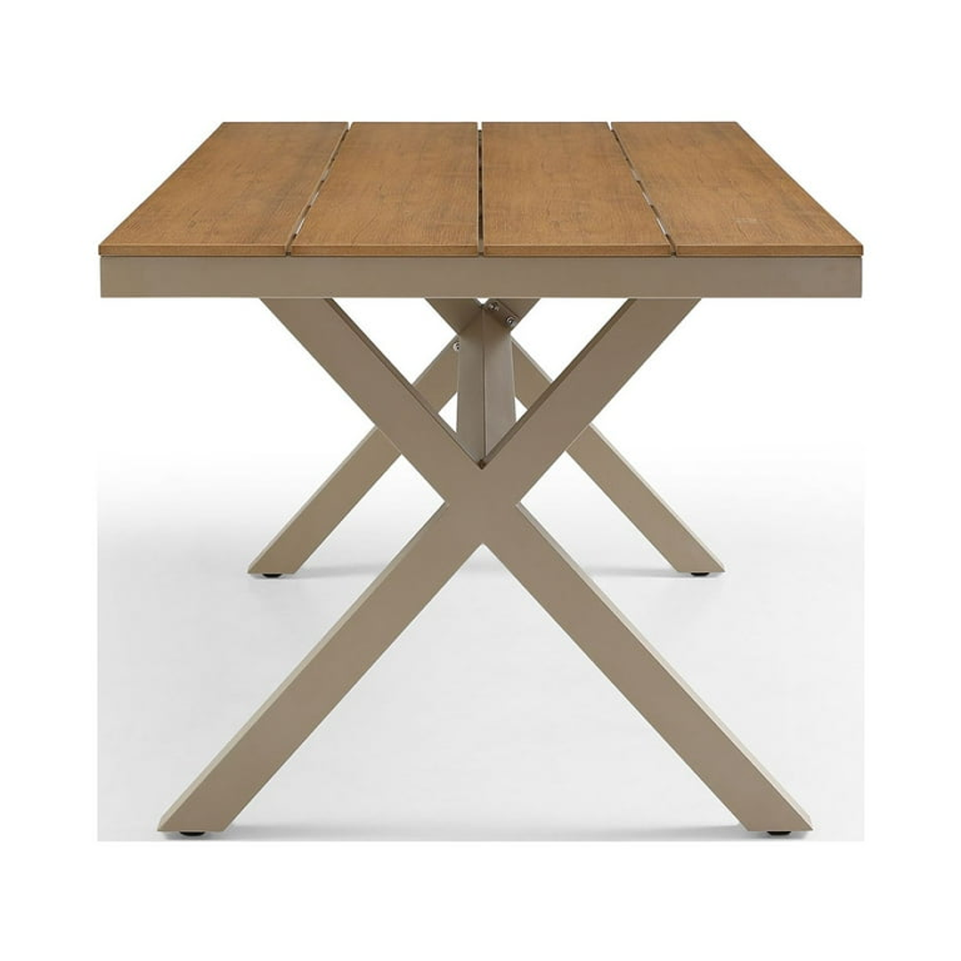 SET MESA COMEDOR 6 SILLAS BEIGE 3