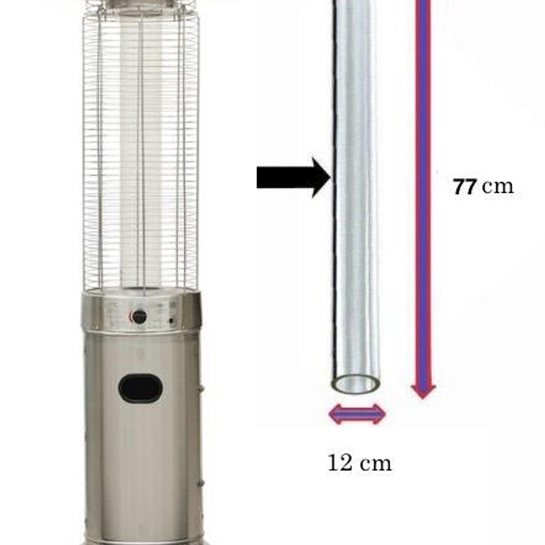 TUBO ESTUFA CILINDRICA REPUESTO 1
