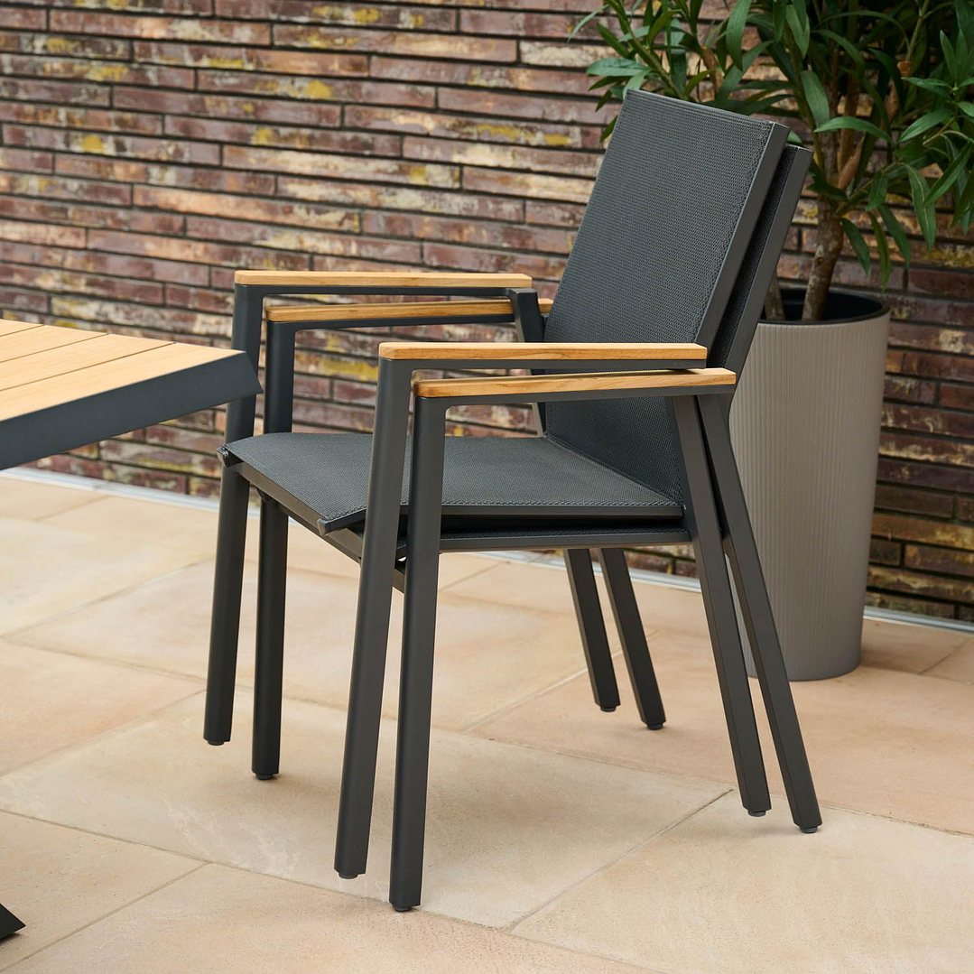 SET MESA COMEDOR 6 SILLAS BLACK 5