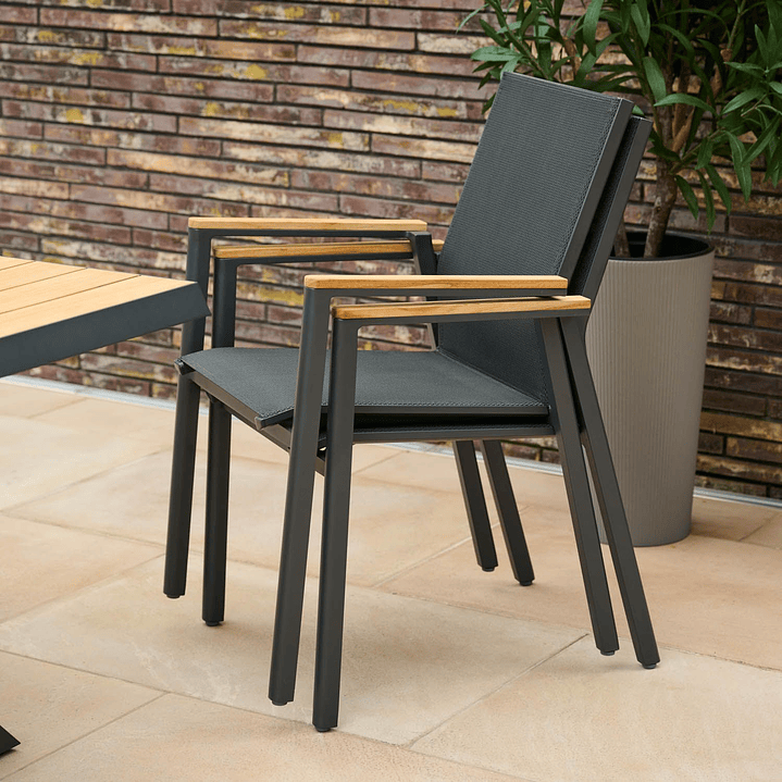 SET MESA COMEDOR 6 SILLAS BLACK 5