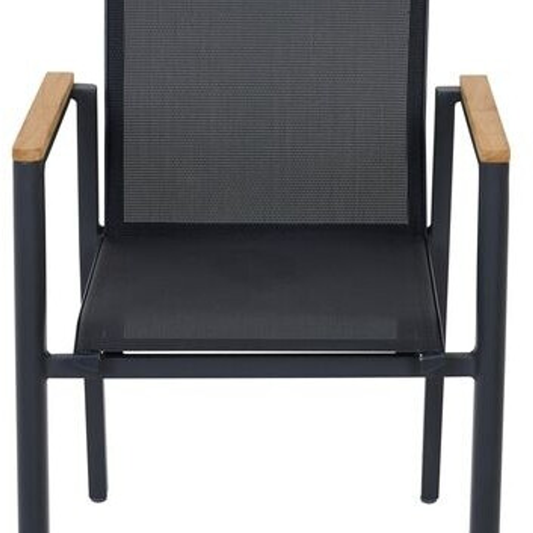 SILLA EXTERIOR NEGRO 2